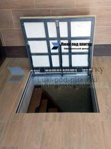 Напольный люк ТИТАН с газовыми амортизаторами