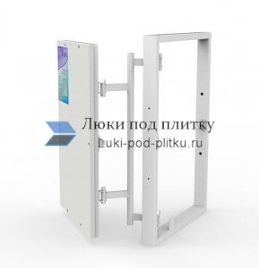 Люк невидимка УНИВЕРСАЛ-НР нажимной, регулируемый