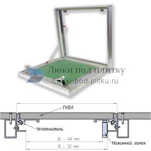Люк под покраску Мираж